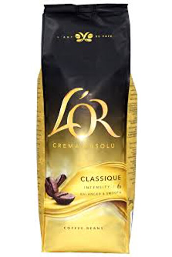 L'OR L’OR Crema Classic Coffee Beans – 4 x 500g