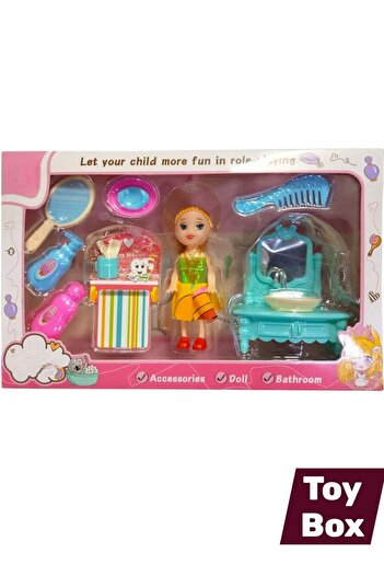 Toybox Fashion Doll With Accessories And Playset For Girls