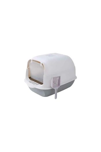 Mercaton Covered Litter Box for Kittens, Removable, Neutralizing Filter
