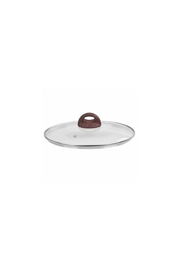 Magic Home Glass lid Yenna, Black Marble Line, 28 cm, MagicHome