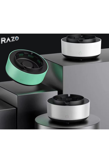 Razo Electric ashtray, with suction, air purifier and air freshener to eliminate odors