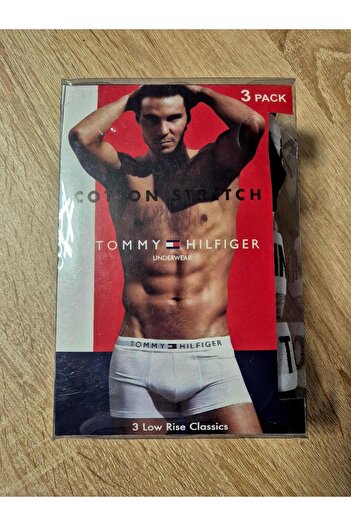 Tommy Hilfiger Cotton blend boxer set - 3 pieces, Black, Light grey, L