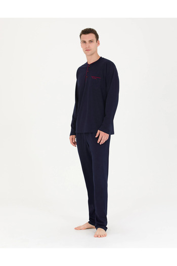 Pierre Cardin Men's Bohça Pajama Set Dowry Set 5 Pieces