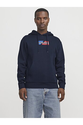 Jack & Jones Jjcorp Graphic Hooded Sweatshirt 12268422