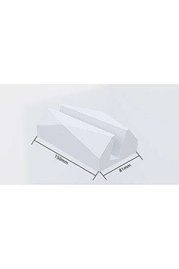 Black Edge 3D printing Vertical Laptop Stand