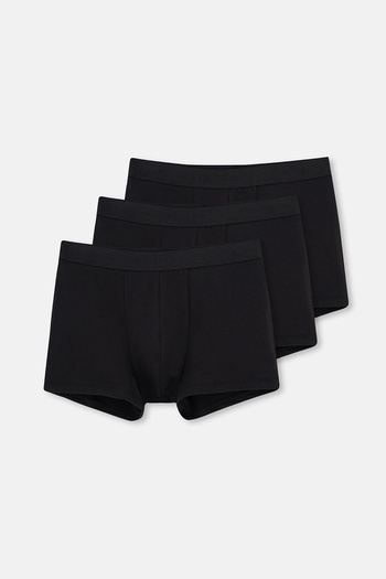 Dagi Men's Cotton Elastic Detailed 3-Pack Boxer