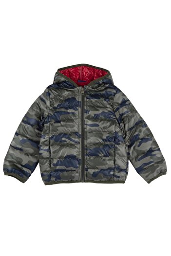 Chicco Jachetă camuflaj cu glugă băieți
