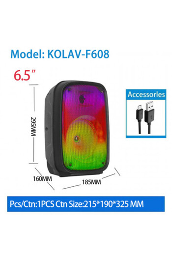 Poro Online Portable Speaker F 608 Bluetooth