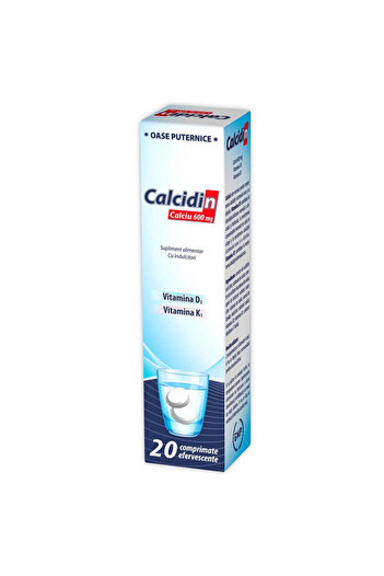 Other Calcidin Calcium 600mg, 20 Effervescent Tablets, Zdrovit
