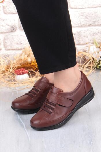 Pepita 7679 Comfort Soft Flexible Rubber Non-Slip Sole Genuine Leather Women's Shoes
