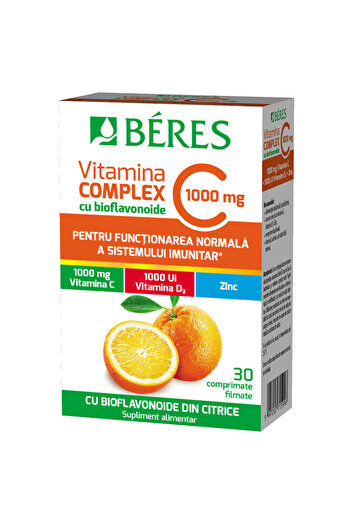 Other Vitamin C 1000mg Complex, 30 Tablets, Beres Pharmaceuticals