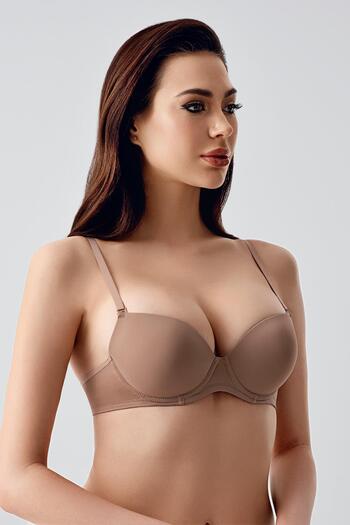 C&City Unpadded Drop Bra C17025 Capucino