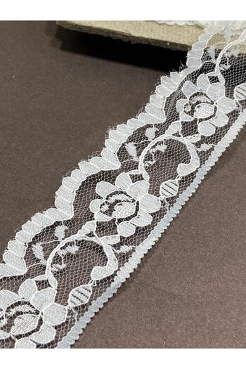 karantuhafiye Tulle Lace / 5 Meters / White