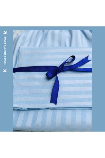 zera collection Single Size Elastic Fitted Pillowcase Bedding Sheet Set Cotton Satin 100 X 200