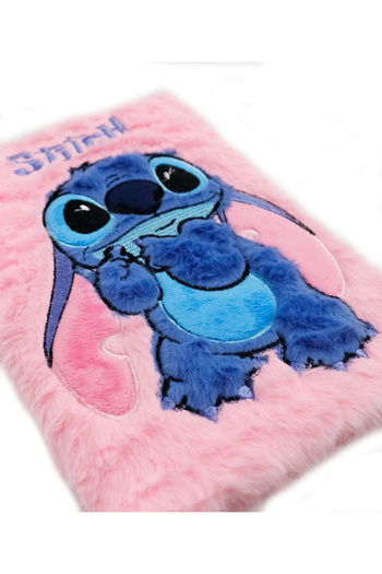 repro design 22X15 cm Stitch Themed Plush Notebook |   120 Sheets M1