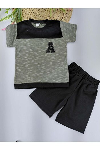 Butik Boys' Shorts T-Shirt Two-Piece Set Cotton Fabric Economical