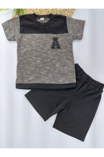 Butik Boys' Shorts T-Shirt Two-Piece Set Cotton Fabric Economical