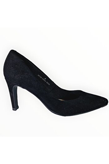 Marks & Spencer - Medium-Heel M&S Suedette Shoes Black - Size 37 EU