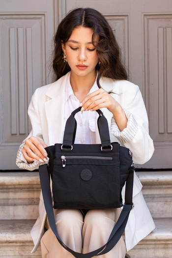 çkn sedat çakan çanta & fular & aksesuar Waterproof Multi-Compartment Shoulder Bag (Computer, Laptop, School Bag)