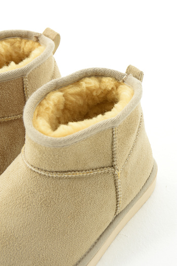 SOLDOY Children's Beige Thick Soled High Sole Suede Boots