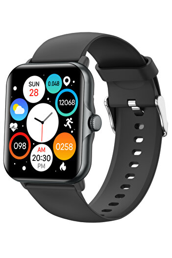İSP LikeSmart Nexus FiT SmartWatch, 1.69", Bluetooth Call, SpO2 Oximeter, Call and Re Notifications