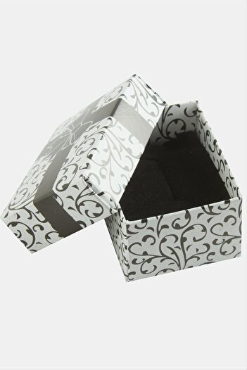 ZERO LAND Hn-Shop Bowknot Pattern Ring Box-White