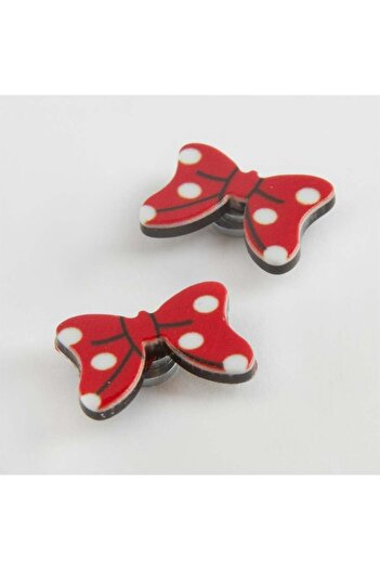 ZERO LAND Hn-Shop Fiyong Magnetic Plastic Children's Earrings-Red