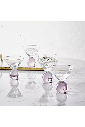 Generic Mystical 4-Piece Dessert Glass Set - 235 ml