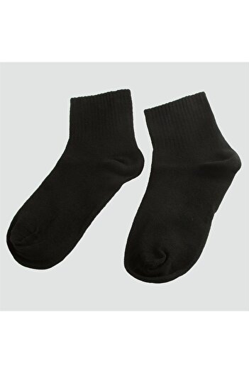ZERO LAND Msa-Shop Black Color College Socks-Black