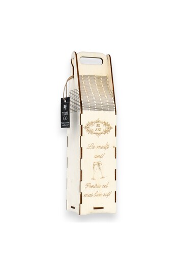 TOM GO Wine bottle gift box with handle