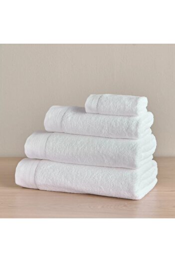 Generic Velair 4-Piece 650 GSM Portuguese Cotton Fingertip Towel Set - 30x30 cm