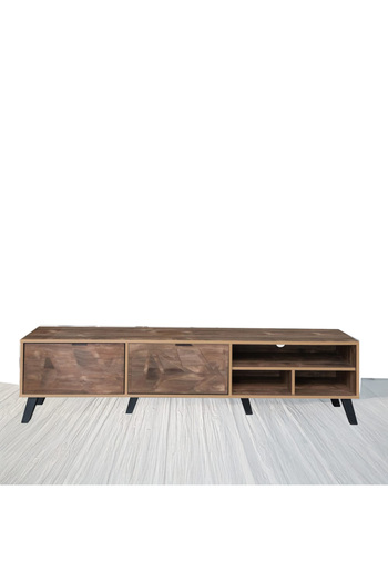 DEC22 A very distinctive TV table with a modern design, measuring 180 cm