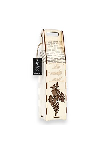TOM GO Wine bottle gift box with handle