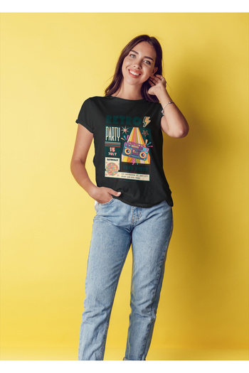 MVRDAR Premium 100% cotton Retro Vibes personalized t-shirt