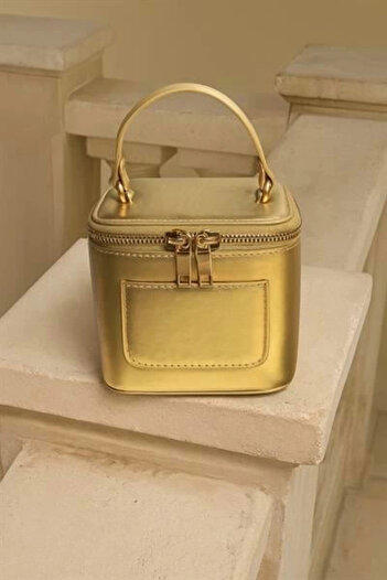 PayBuy Women's Mini Box Crossbody Bag Shiny Pu Leather Daily Use