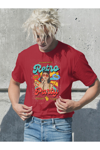 MVRDAR Premium 100% cotton Retro Vibes personalized t-shirt