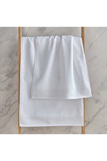 Generic Crete 2-Piece 600 GSM Turkish Cotton Towel Set - 50x90 cm