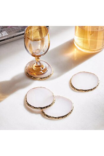 Generic Layla 4-Piece Coaster Set - 10x10 cm