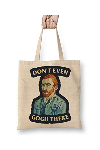 Toyaso Van Gogh Don'T Even Gogh There Tote Bag Long Handle Shopping Bag Beach Bag
