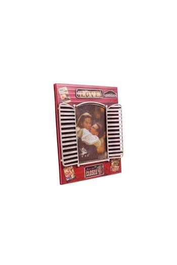 peanelife Decorative Metal Frame Shutter Themed Vintage Gift