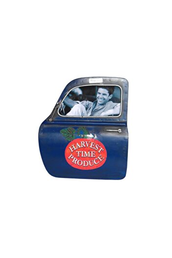 peanelife Decorative Metal Frame Car Door Themed Decorative Gift
