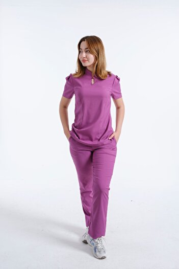 LİZY UNİFORM L İ L İ t H- Purple Uniform Set