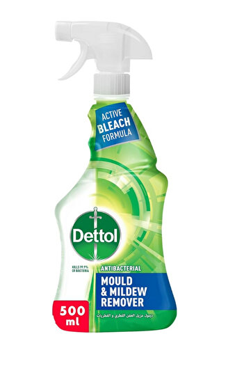 Dettol Anti-Bacterial Mould & Mildew Remover Spray Bottle, 500ml