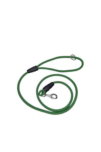 moonparacord Dog Walking Rope Neon Green Black Crystal Pattern 150 cm