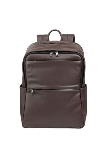 DUDU Kožený batoh Sydney Daybag 42 cm, priehradka na notebook