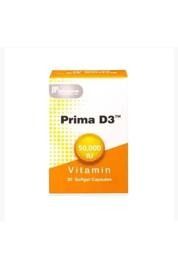 Prima D3 50000 IU 30 Capsules