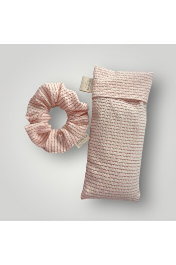 Işıldayan Kutular Lavender Eye Pillow and Lavender Hair Clip - Fresh - Yoga Meditation Eye Pillow
