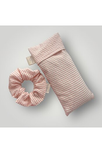 Işıldayan Kutular Lavender Eye Pillow and Lavender Hair Clip - Fresh - Yoga Meditation Eye Pillow