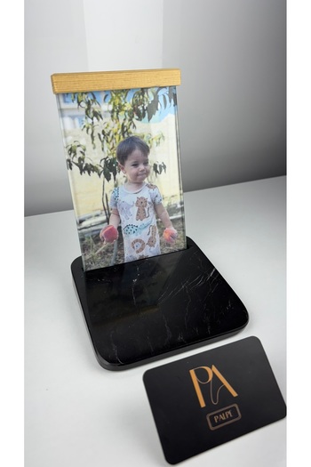 Palpe Marble Glass Photo Frame Decorative Object Trinket Living Room Accessory Coffee Table Desk Console Office Living Room Decor