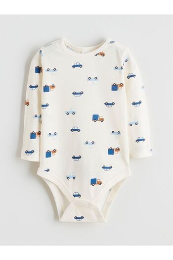 LC Waikiki Lcw Baby Crew Neck Baby Boy Snap Closure Bodysuit and Pants